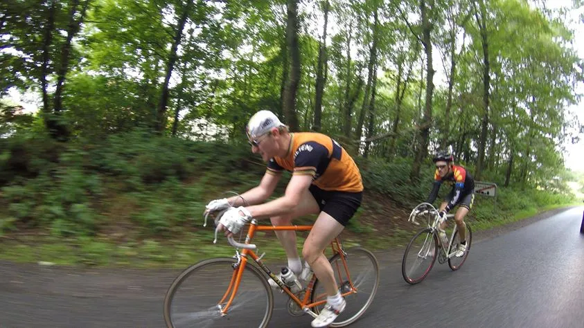 Grand Prix Vejle Ådal 2015: Kasper med Jens på hjul i finalen.