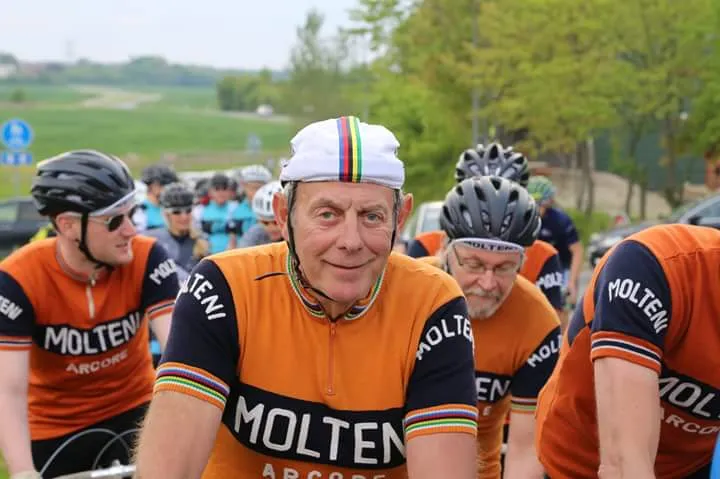 Per Sandahl på startstregen til holdløb i Mårslet