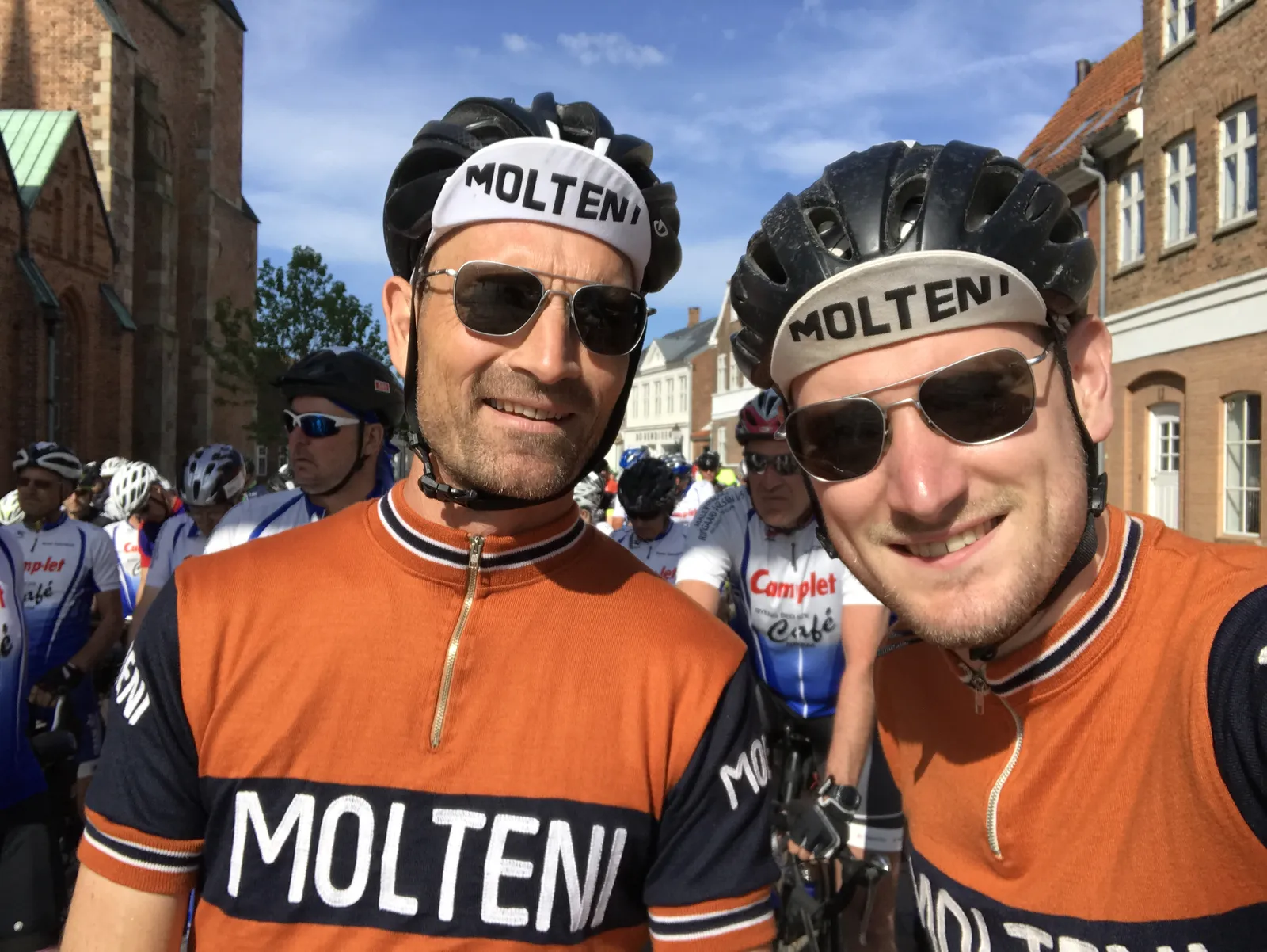 Kasper og Niels ved starten af Vadehavsløbet 2017